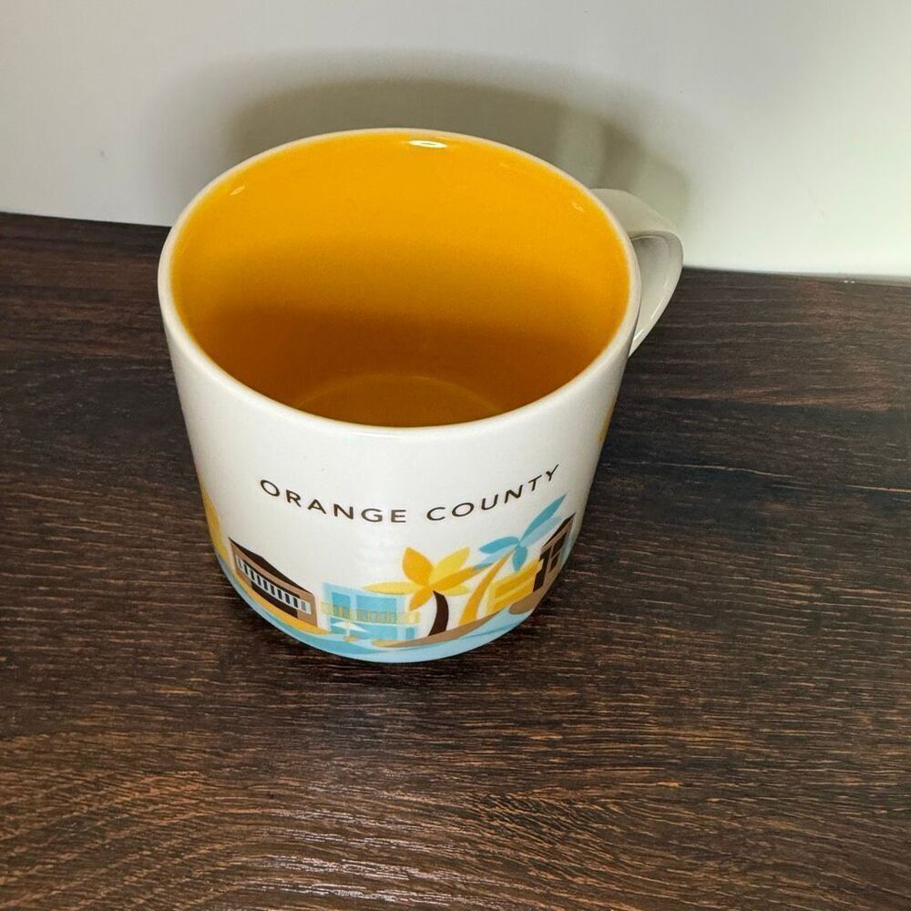 Starbucks "You Are Here" Collection ceramic coffee mug for Orange County, Califo